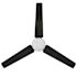 Seasons Searcy 52" LED Ceiling Fan, Indoor, Matte Black