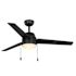 Seasons Searcy 52" LED Ceiling Fan, Indoor, Matte Black