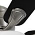 Seasons Callistoga 44" Brushed Nickel Indoor Ceiling Fan With Light and Reversible Dark Maple/Matte Black Blades (5-Blade)