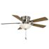 Seasons Callistoga 44" Brushed Nickel Indoor Ceiling Fan With Light and Reversible Dark Maple/Matte Black Blades (5-Blade)