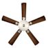 Seasons Tarisa 44" Brushed Nickel Indoor Ceiling Fan With Light and Reversible Maple/Walnut Blades (5-Blade)