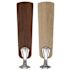Seasons Tarisa 44" Brushed Nickel Indoor Ceiling Fan With Light and Reversible Maple/Walnut Blades (5-Blade)