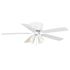 Seasons Montara 52" LED Ceiling Fan, Hugger, Indoor, Matte White