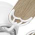 Seasons Cabrillo 42" Matte White Indoor Ceiling Fan With Light and Reversible Natural Washed Oak/Matte White Blades (5-Blade)