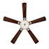 Seasons Bonita 52" Brushed Nickel Indoor Ceiling Fan With Light and Reversible Walnut/Maple Blades (5-Blade)
