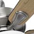 Seasons Bonita 52" Brushed Nickel Indoor Ceiling Fan With Light and Reversible Walnut/Maple Blades (5-Blade)