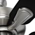 Seasons Torrena 42" Brushed Nickel Indoor Ceiling Fan With Light And Reversible Dark Maple / Matte Black (5-Blade)
