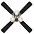Seasons Ryedale 42" Brushed Nickel Indoor Ceiling Fan With Light and Reversible Dark Maple/Matte Black Blades (4-Blade)