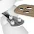 Seasons Torrena 42" Matte White Indoor Ceiling Fan With Light and Reversible Natural Washed Oak/Matte White Blades (5-Blade)