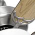 Seasons Rickshore 52" Brushed Nickel Indoor Ceiling Fan With Light and Reversible Walnut/Maple Blades (5-Blade)