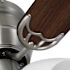 Seasons Pantona 42" Brushed Nickel Indoor Ceiling Fan With Light and Reversible Walnut/Natural Washed Oak Blades (5-Blade)