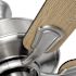 Seasons Camarillo 52" Brushed Nickel Indoor Ceiling Fan With Light and Reversible Maple/Matte Black Blades (5-Blade)