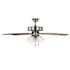 Seasons Coolidge 52" Brushed Nickel Indoor Ceiling Fan With Light And Reversible Walnut/Maple Blades (5-Blade)
