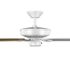 Seasons Markan 52" Matte White Indoor/Outdoor Ceiling Fan With Matte White/Natural Washed Oak Reversible Blades (5-Blade)