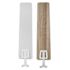 Seasons Markan 52" Matte White Indoor/Outdoor Ceiling Fan With Matte White/Natural Washed Oak Reversible Blades (5-Blade)