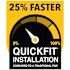 Seasons Markan 52" Matte Black Indoor/Outdoor Ceiling Fan With Matte Black/Pecan Heather Reversible Blades (5-Blade)