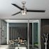 52"LED CEIL FAN W/RMT IND BN