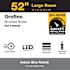 52"LED CEIL FAN W/RMT IND BN
