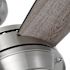 Seasons Bexley 52" Brushed Nickel Indoor Ceiling Fan With Light and Reversible Deep Silver/White Oak Blades (4-Blade)