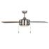 Seasons Bexley 52" Brushed Nickel Indoor Ceiling Fan With Light and Reversible Deep Silver/White Oak Blades (4-Blade)