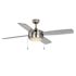 Seasons Bexley 52" LED Ceiling Fan, Indoor, Brushed Nickel