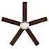Seasons Parkton 52" LED Ceiling Fan, Indoor, Brushed Nickel