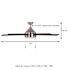 Seasons Parkton 52" LED Ceiling Fan, Indoor, Brushed Nickel