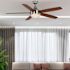 52"LED CEIL FAN W/RMT IND BN