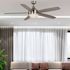 52"LED CEIL FAN W/RMT IND BN