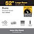 52"LED CEIL FAN W/RMT IND BN
