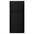 Whirlpool ENERGY STAR 19 Cu. Ft. Top Freezer, Black, ADA Compliant