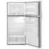 Whirlpool ENERGY STAR 14 Cu. Ft. Top Freezer Refrigerator, Monochromatic Steel