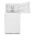 Whirlpool ENERGY STAR 21 Cu. Ft. Top Freezer Refrigerator In White