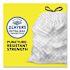 Forceflex Kitchen Drawstring Trash Bags, 13 Gal, Gain Lavender Scent, 24 X 27.38, White, 80 Bags/Box, 3 Boxes/Carton