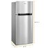 Whirlpool 18 Cu. Ft. 28" W Refrigerator/Ez Connect Icemaker Kit, Stainless Steel