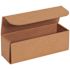 Box Partners 9x3x3" Kraft Corrugated Mailers Package Of 50