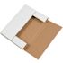 Box Partners 12 1/8x9 1/8x1" White Easy-Fold Mailers Package Of 50