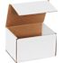 Box Partners 8x6x5" White Corrugated Mailers Package Of 50
