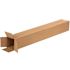 Box Partners 4x4x32" Tall Corrugated Boxes Package Of 25