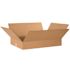 Box Partners 22x16x4" Flat Corrugated Boxes Package Of 25