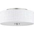 Progress Lighting Inspire 2-Light Indoor Flush Mount, 13", Brushed Nickel