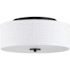 Progress Lighting Inspire 2-Light Indoor Flush Mount, 13", Graphite