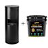 Gritt Commercial Black Dispenser 10x12" Multi-Surface Hand Cleaning Wipes