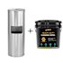 Gritt Commercial Stainless Dispenser 10x12" Multi-Surface Hand Cleaning Wipes