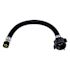 Brasscraft Black 3/8" Comp X7/8" Ballck Nut X12" Braid Poly Toilet Cn Case Of 25