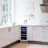 NewAir 15" Built-In 29 Bottle Dual Zone Compressor Wine Fridge, Quiet Operation,Beech Wood Shelves And Recessed Kickplate
