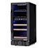 NewAir 15 Inch Wine And Beverage Refrigerator - 13 Bottles 48 Cans Capacity Dual Temperature Zone Wine Cooler Black Ss