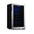 NewAir Freestanding 28 Bottle Dual Zone Compressor Wine Fridge In Stainless Steel, Adjustable Racks/Exterior Digital Ttat