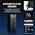 NewAir Shadow Series Wine Cooler Refrigerator 12 Bottle, Freestanding Mirrored Wine Fridge Double-Layer Tempered Glass Door
