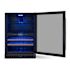 NewAir 24" Wine And Beverage Refrigerator - 24 Bottles & 100 Cans, Dual Temperature Zone, Black Stainless Steel